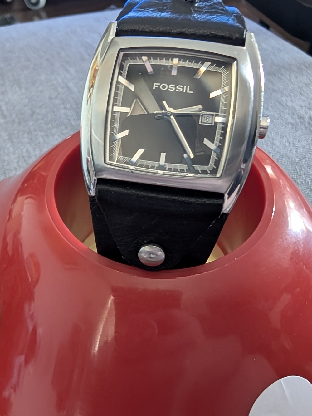 set of two Fossil Cuff watches